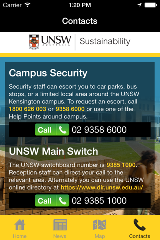 UNSW Green screenshot 4