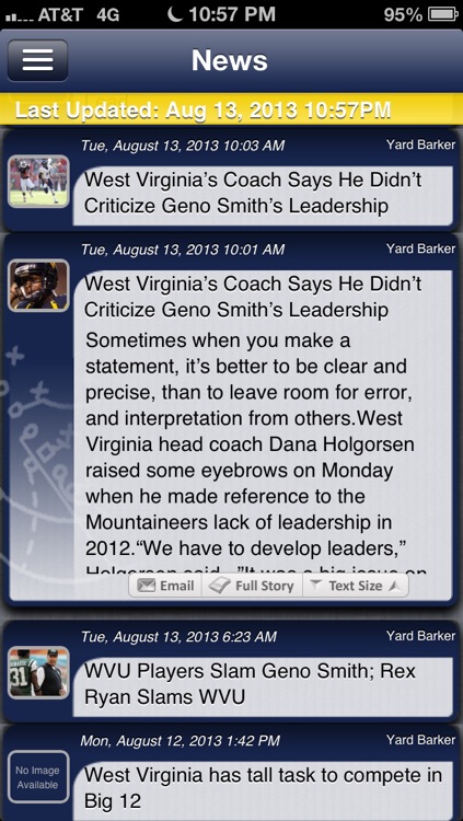 West Virginia Football Live