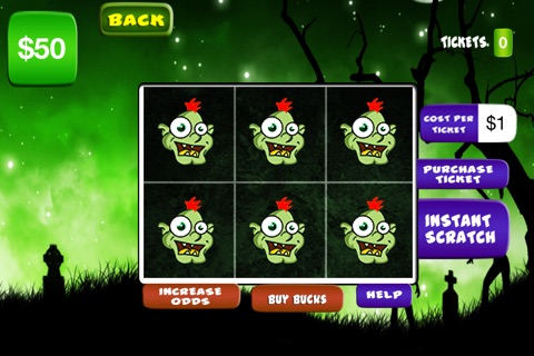 Scary Lotto Scratchers screenshot 4