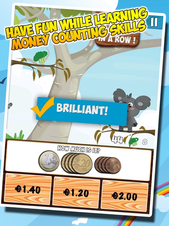 Educating Eddie Currency - Learn money skills (counting, adding, subtracting, recognising) for kids - Euro