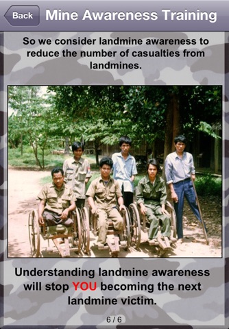 Landmine Awareness screenshot 2