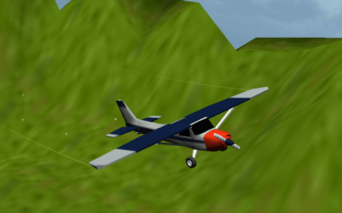 Cessna 3D flight simulator screenshot 3