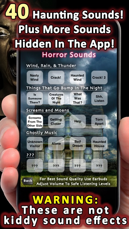 200+ Scary Stories, Sounds, And Pranks - Tales Of Horror, Ghosts, Vampires, Werewolves, Witches, and more! screenshot-3