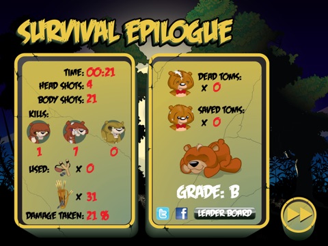 Zombie Bears Survival HD screenshot 4