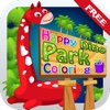 Happy Dino Park Coloring