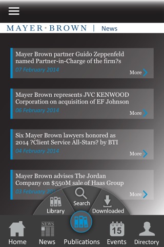 Mayer Brown screenshot 2