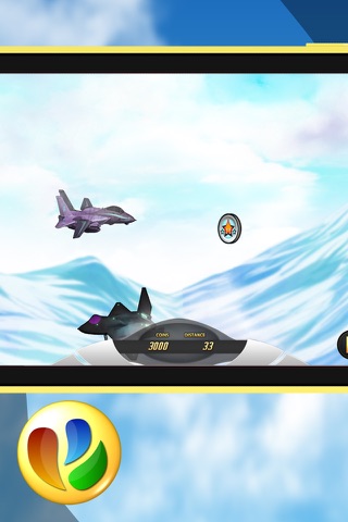 Aerial Jet Fighter Dogfight Battle – Free War Game screenshot 3