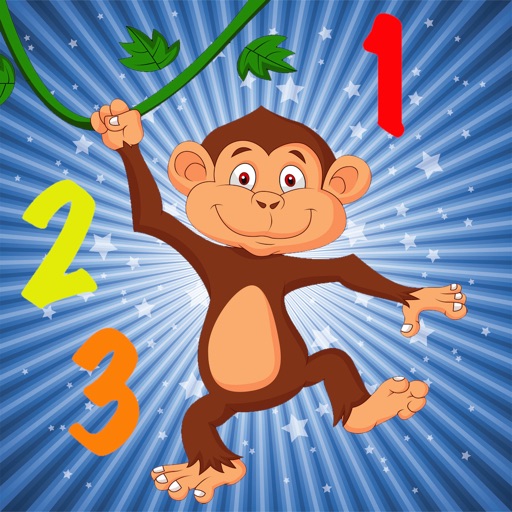 Easy Monkey Math: Free Basic Lessons Game Icon