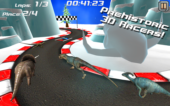 Jurassic Racer - Dinosaur Racing Game(圖2)-速報App