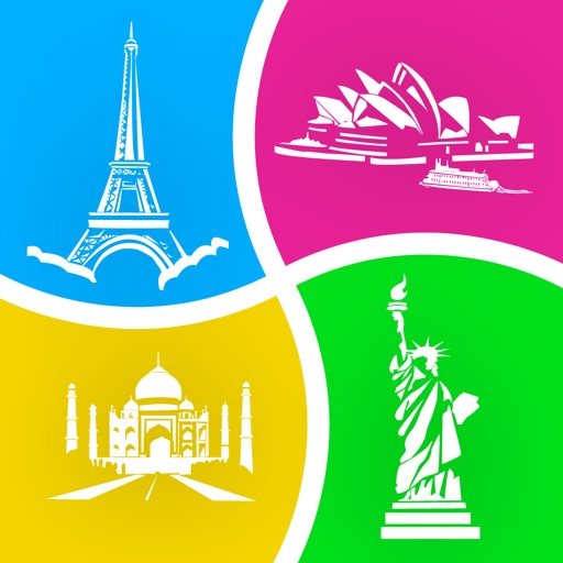 4 Pics 1 Place - The World Travel Picture Quiz and Trivia Words Game Free Icon