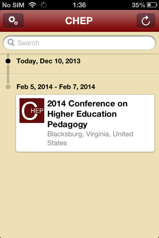 Conference on Higher Education Pedagogy screenshot 2