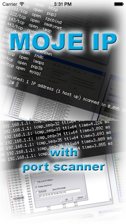 Moje IP with port scanner