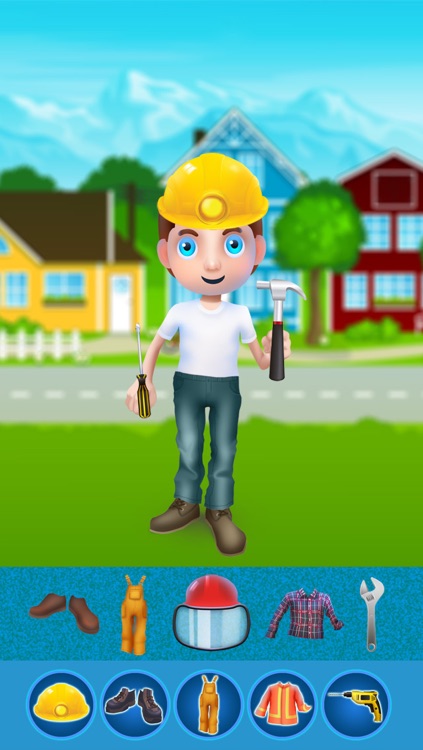 Dress Up Builder Bill - Fun Kids Game screenshot-4