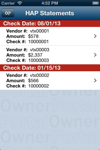 Owner Portal screenshot 4