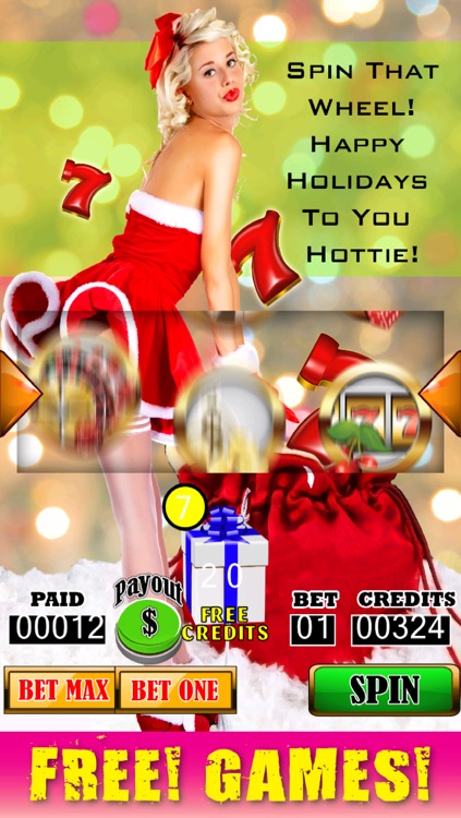 Holiday Hotties Slots and Blackjack Bonus - Vegas Style Slot Machine Entertainment