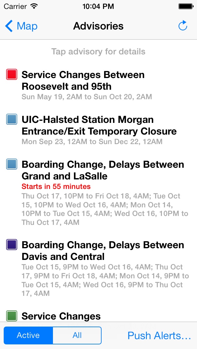 iTrans Chicago CTA Screenshot 4