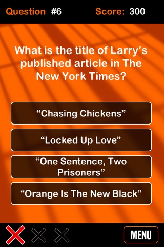 Trivia for Orange is the New Black - Unofficial Fan App screenshot 3
