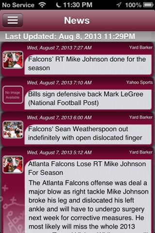 Atlanta Football Live screenshot 2