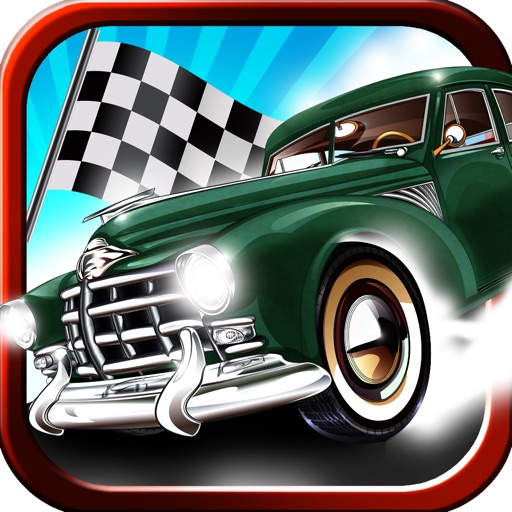 A 1970's Old Style Car Speed Sprint Race Fun Kids Racing Game FULL VERSION icon
