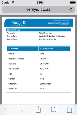 VerifyID Verification App screenshot 4