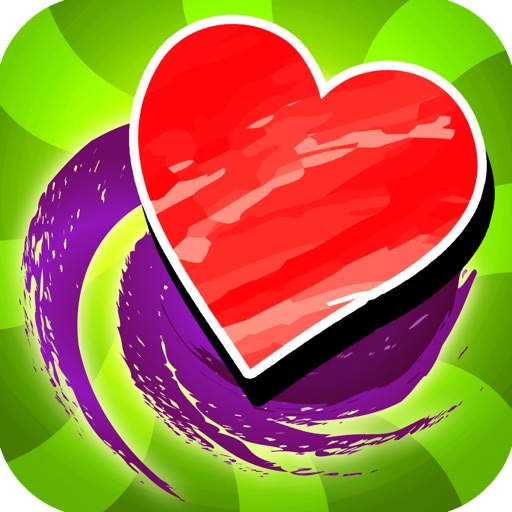 Sweet Swirl Art Valentine FREE- An Awesome Love Make Master Piece iOS App