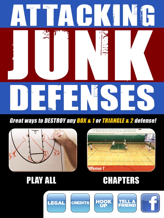 Attacking Junk Defenses: Play To Destroy Any Box & 1 or Triangle & 2 Defense - With Coach Jamie Angeli - Full Court Basketball Training Instruction - XL