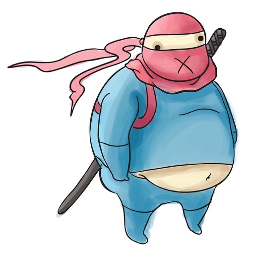 Fat Ninja Run iOS App