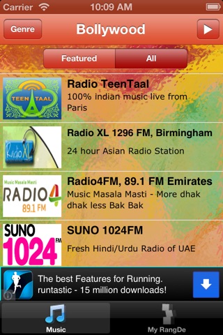 Radio RangDe screenshot 3