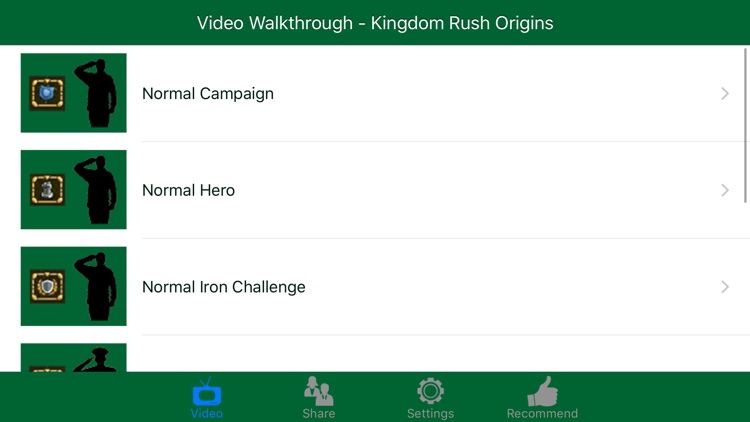 Video Walkthrough for Kingdom Rush Origins