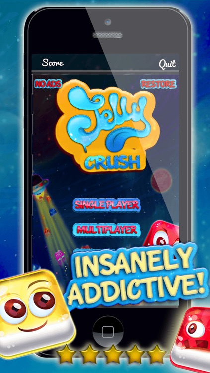 Jelly Crush Fruit Blitz - Enjoy Cool Match 3 Mania Puzzle Game For Kids HD FREE