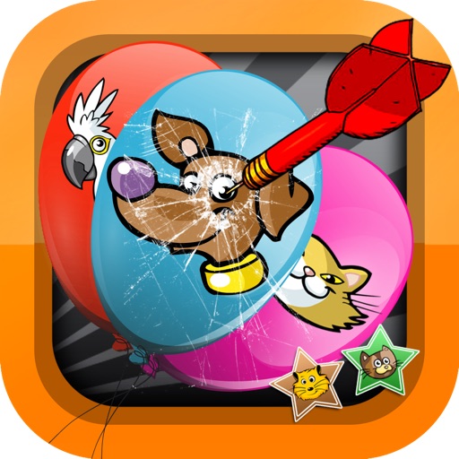 Happy Pet Balloon Pop FREE - Baby Animal Face Blast Puzzle Match Adventure icon