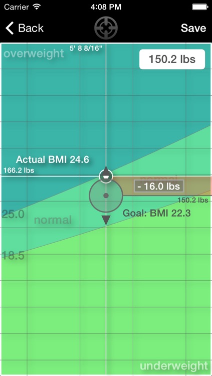 Weight inTime - Weight control with a little help screenshot-3