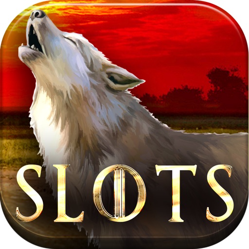 A Dire Wolf Thrones King of the North Casino Slot Machine Game icon
