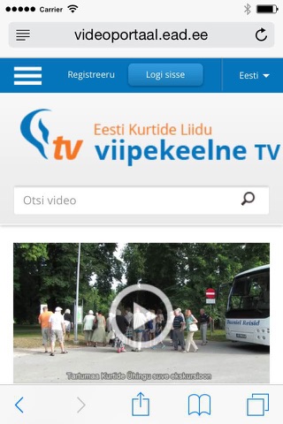 Viipekeelne TV screenshot 2