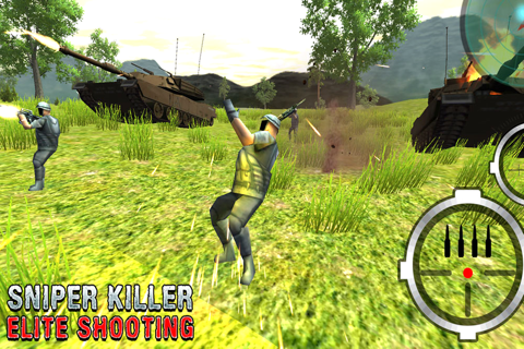 Sniper Killer Elite Shooting - Front Commando Combat Army screenshot 2