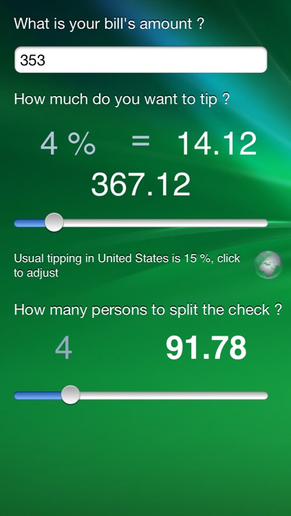 !iM: Tips calculator. Lite screenshot-3