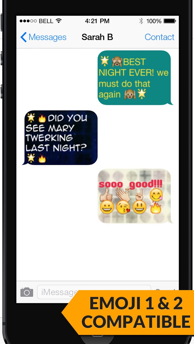 Pimp My Text - Send Color Text Messages with Emoji 2 Screenshot 5