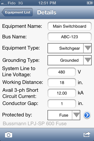 Arc Flash Analytic screenshot 4