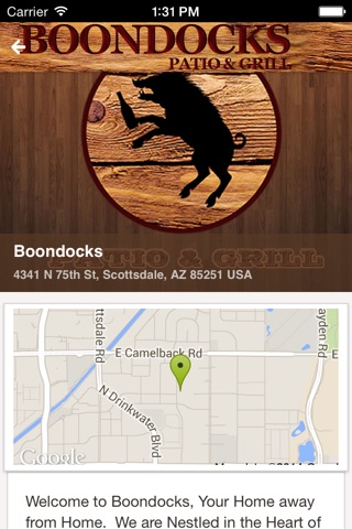 Boondocks Patio and Grill screenshot 2