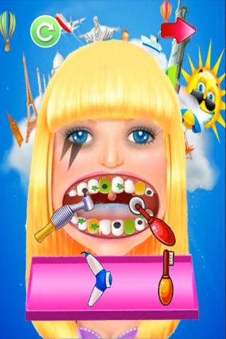 Crazy Celebrity Dentist Office - Little Kids Games Free screenshot 2