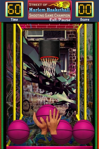 Street of Harlem Basketball Shooting Game Champion - Free Edition screenshot 2