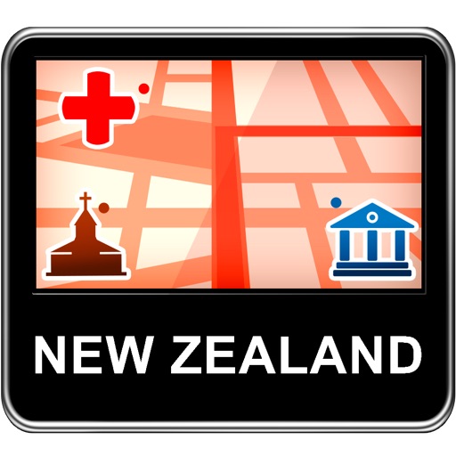 New Zealand Vector Map - Travel Monster icon
