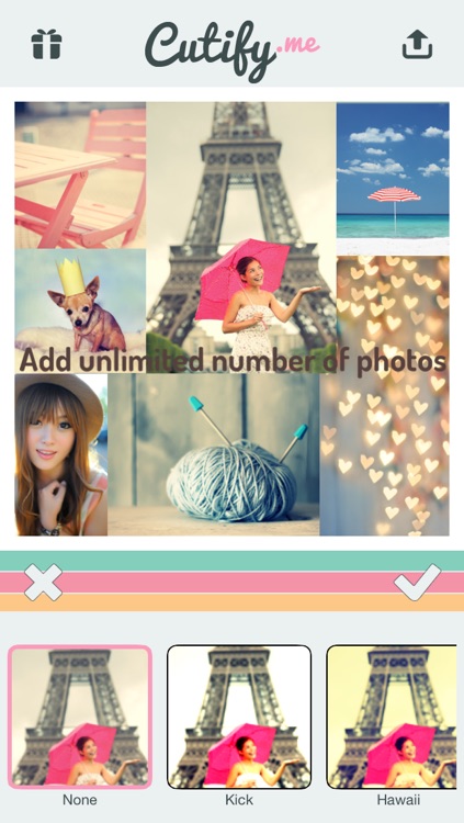 Cutify Me - Kawaii Photo Decoration with Dress Up Stickers Cute Face Masks Lovely Bokeh Light Effects and Vintage Filters screenshot-3