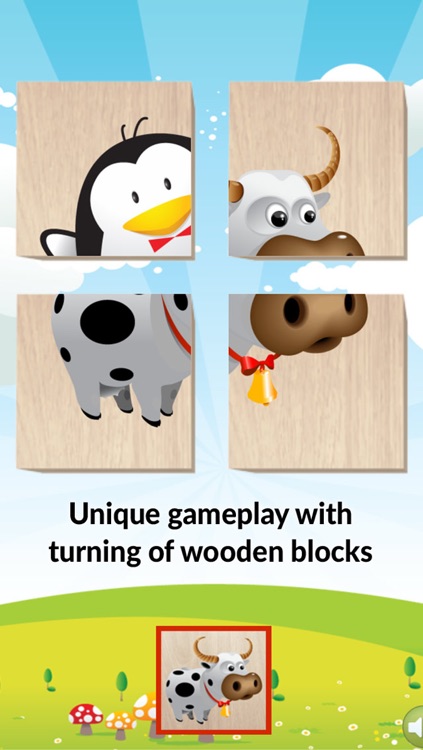 180 Kids Puzzle blocks game – 3D educational app with preschool children learning first words and pronunciations