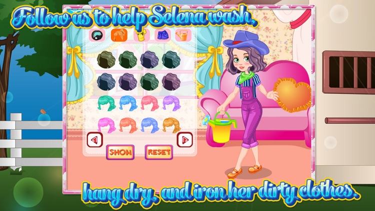 Princess  Washing Clothes