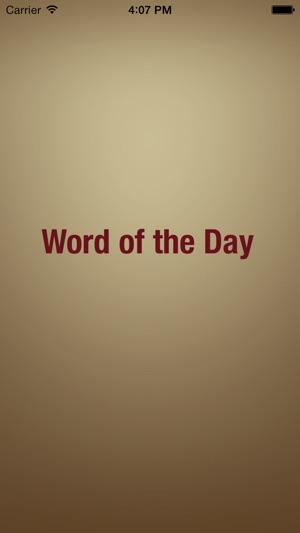 Word of the Day