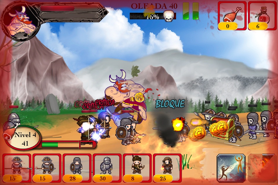Viking Warrior vs Zombie Defense ACT TD - War of Chaos Silver Version screenshot 4