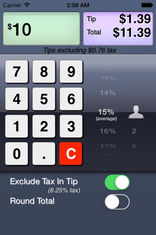 Tipper - Free Tip Calculator screenshot 3