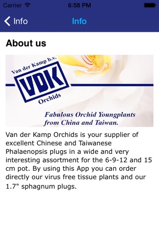 Van der Kamp Orchids screenshot 4