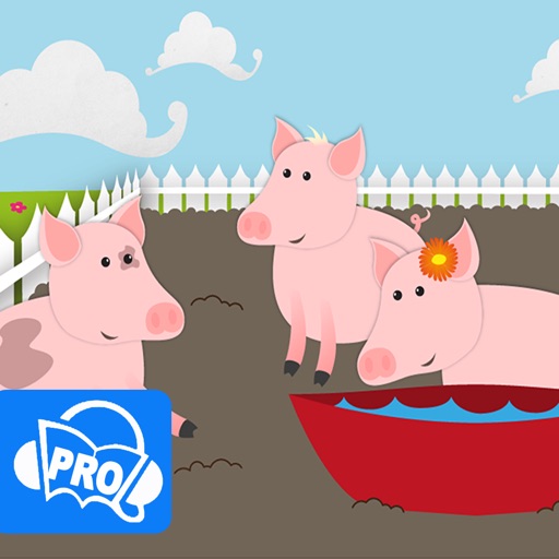 THE 3 LITTLE PIGS - Pro - Children's stories, folktales, fairy tales and fables. icon